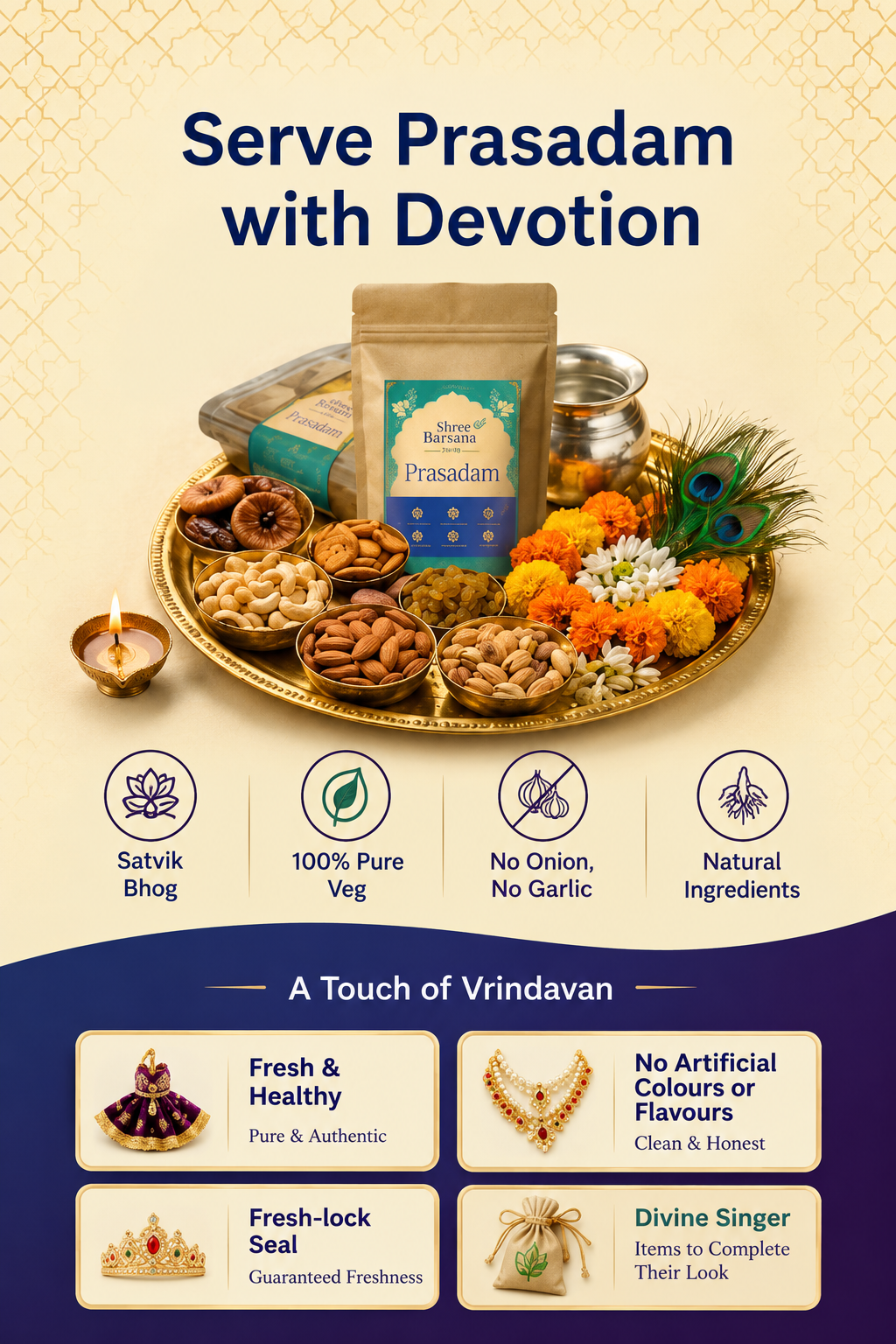 Serve Prasadam with Devotion
