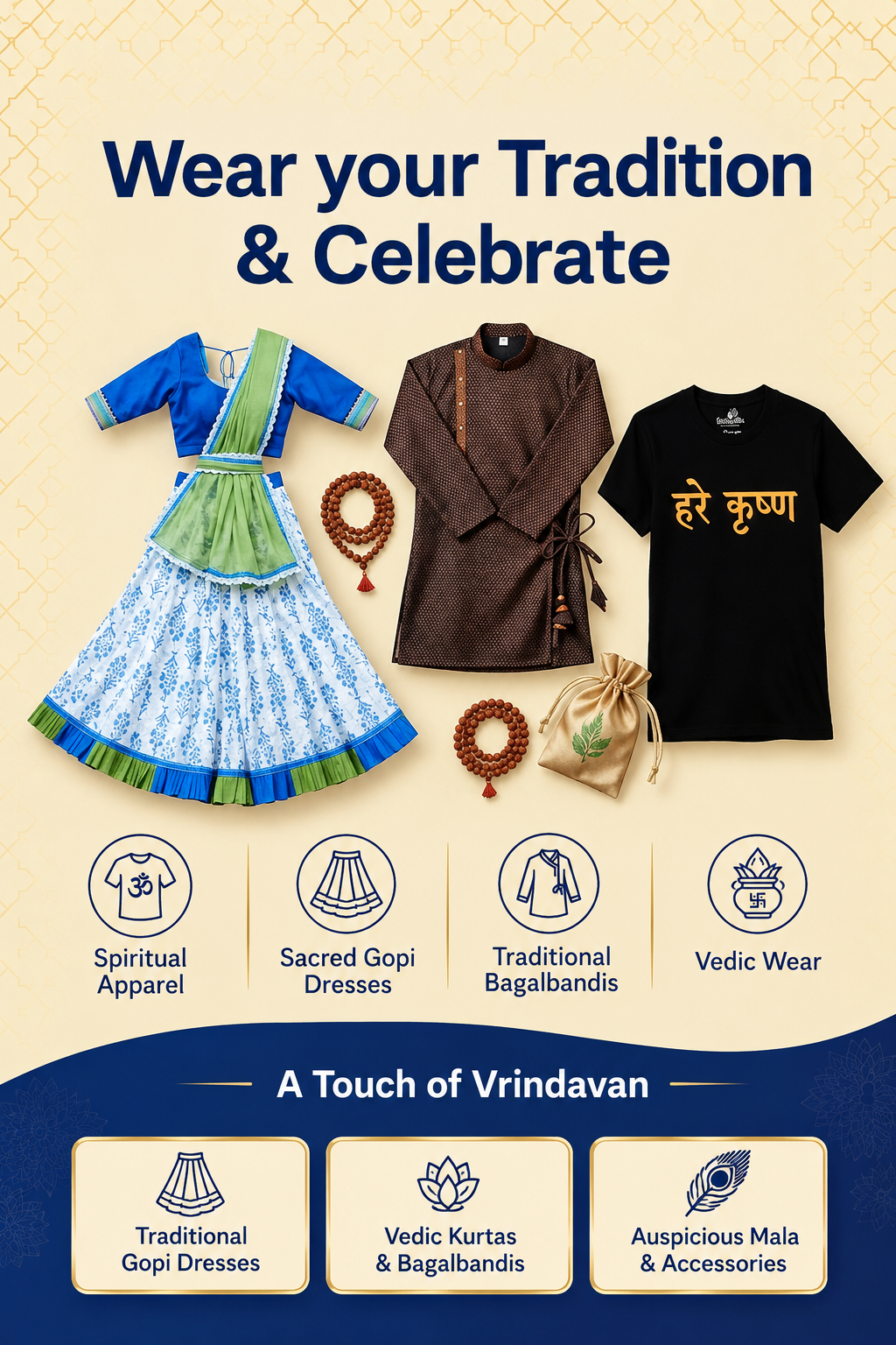 Wear Tradition, Celebrate Vrindavan